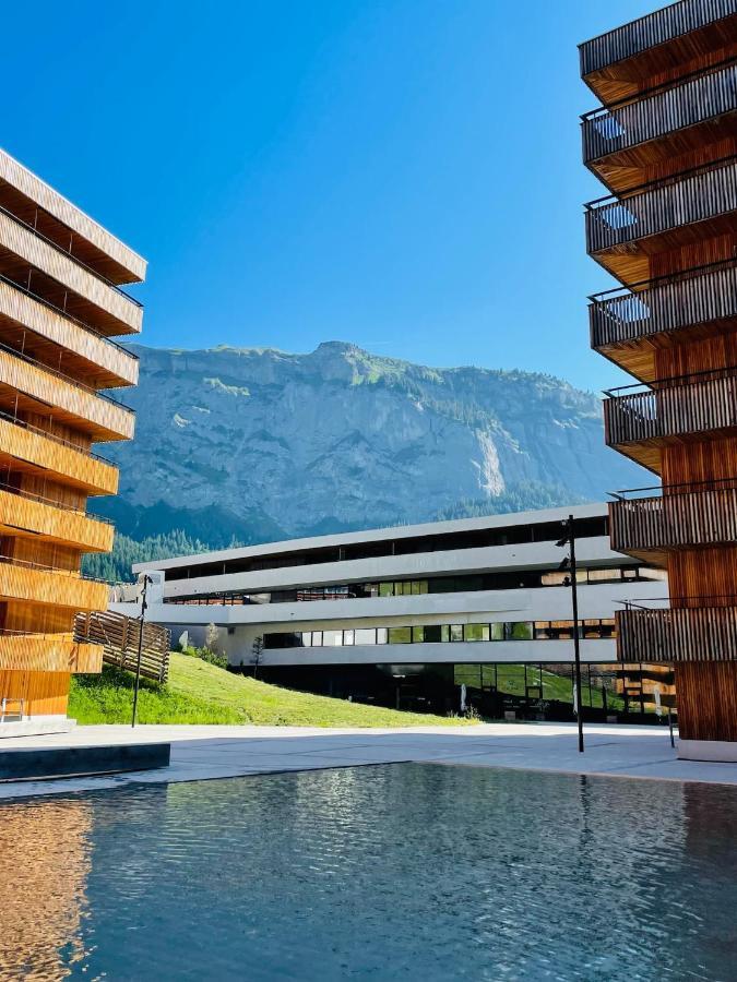 Ferienwohnung 3,5 Zimmer Direkt An Ski- Und Bikepiste Flims Exterior photo